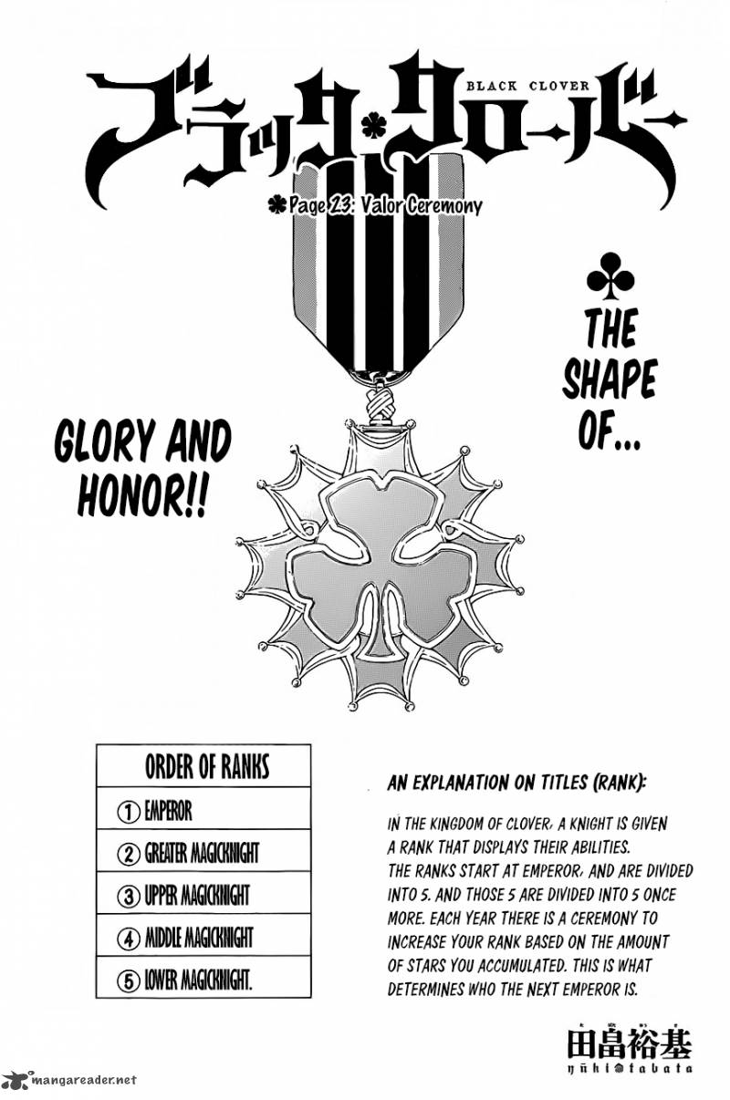 Read BLACK CLOVER Manga Online