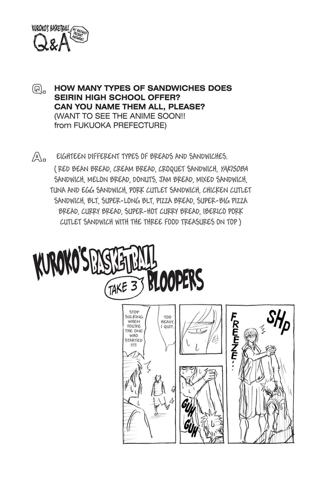 Read Kurokos Basketball Manga Online