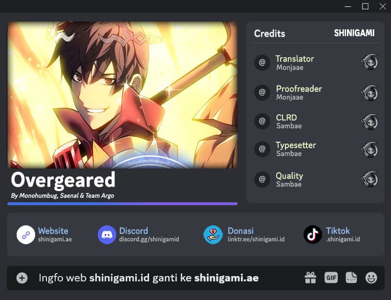 Read Overgeared (ID) Manga Online